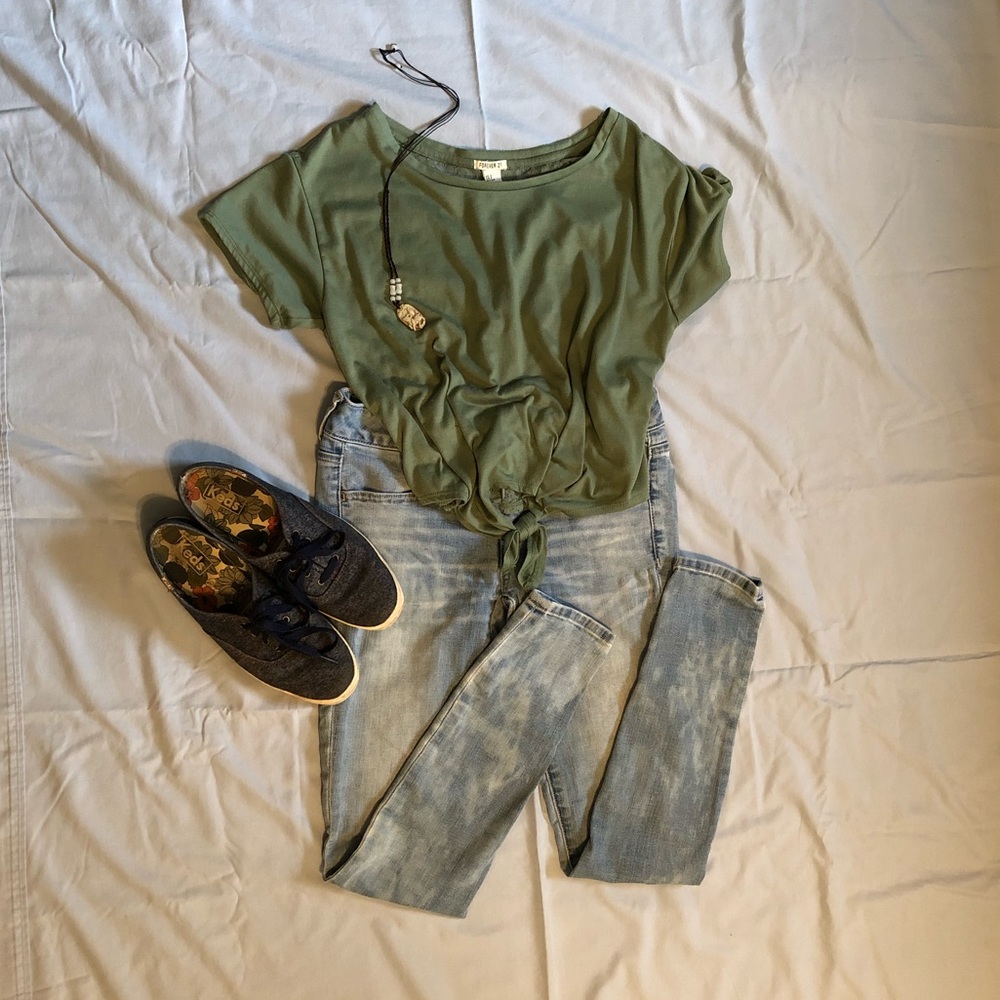 AEO Acid/Light Wash Jeggings